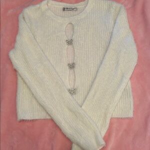 Gorgeous butterfly detail sweater